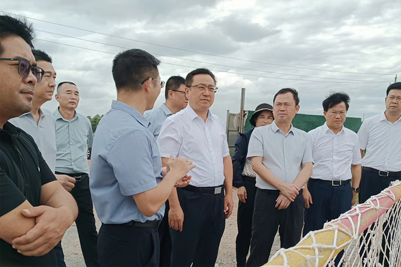 贛州市委常委、副市長何琦一行蒞臨挺進(jìn)環(huán)保D5地塊土壤治理項目調(diào)研指導(dǎo)